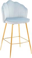 Salesfever Barhocker Clam, (Set, 2er Set), Muscheldesign