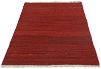 Morgenland Wollteppich Gabbeh Teppich handgeknüpft rot, rechteckig, 18 mm Höhe, handgeknüpft