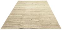 Morgenland Wollteppich Gabbeh Teppich handgeknüpft naturweiß, rechteckig, 18 mm Höhe, handgeknüpft
