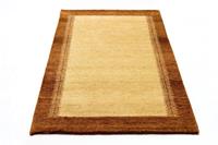 Morgenland Wollteppich Gabbeh Teppich handgeknüpft beige, rechteckig, 18 mm Höhe, handgeknüpft