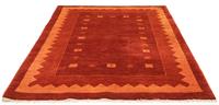 Morgenland Wollteppich Gabbeh Teppich handgeknüpft rot, rechteckig, 18 mm Höhe, handgeknüpft