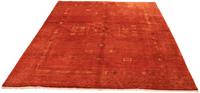 Wollteppich Gabbeh Teppich handgeknüpft rot, morgenland, rechteckig, Höhe: 18 mm, handgeknüpft