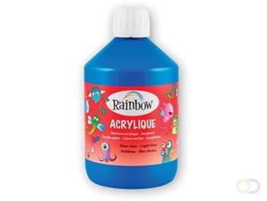 Rainbow acrylverf, flacon van 500 ml, lichtblauw