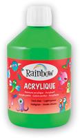 Rainbow acrylverf, flacon van 500 ml, lichtgroen