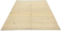 Morgenland Wollteppich Gabbeh Teppich handgeknüpft beige, rechteckig, 18 mm Höhe, handgeknüpft