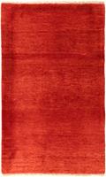 Morgenland Wollteppich Gabbeh Teppich handgeknüpft rot, rechteckig, 18 mm Höhe, handgeknüpft