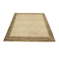 Morgenland Wollteppich Gabbeh Teppich handgeknüpft beige, rechteckig, 18 mm Höhe, handgeknüpft