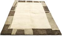 Morgenland Wollteppich Gabbeh Teppich handgeknüpft beige, rechteckig, 18 mm Höhe, handgeknüpft