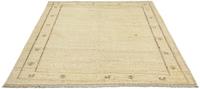 Wollteppich Gabbeh Teppich handgeknüpft beige, morgenland, rechteckig, Höhe: 18 mm, handgeknüpft