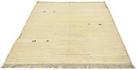 Morgenland Wollteppich Gabbeh Teppich handgeknüpft beige, rechteckig, 18 mm Höhe, handgeknüpft