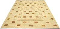 Morgenland Wollteppich Gabbeh Teppich handgeknüpft beige, rechteckig, 18 mm Höhe, handgeknüpft