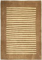 Morgenland Wollteppich Gabbeh Teppich handgeknüpft beige, rechteckig, 18 mm Höhe, handgeknüpft