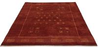 Morgenland Wollteppich Gabbeh Teppich handgeknüpft rot, rechteckig, 18 mm Höhe, handgeknüpft
