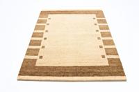 Morgenland Wollteppich Gabbeh Teppich handgeknüpft beige, rechteckig, 18 mm Höhe, handgeknüpft