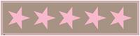 Myspotti Vinylteppich Buddy Stella Rose, rechteckig, 0,03 mm Höhe, statisch haftend