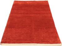 Morgenland Wollteppich Gabbeh Teppich handgeknüpft rot, rechteckig, 18 mm Höhe, handgeknüpft
