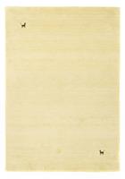 Morgenland Wollteppich Gabbeh Teppich handgewebt beige, rechteckig, 8 mm Höhe, Kurzflor
