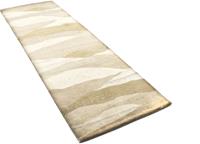 Morgenland Wollteppich Gabbeh Teppich handgewebt beige, rechteckig, 8 mm Höhe, Kurzflor