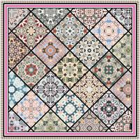 Myspotti Vinylteppich Buddy Aylin, quadratisch, 0,03 mm Höhe, eckig, wasserfest und statisch haftend