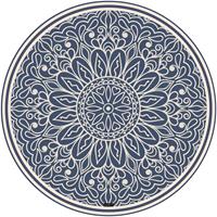 Myspotti Vinylteppich Buddy Dilan, rund, 0,03 mm Höhe, rund, wasserfest und statisch haftend