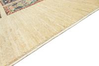 Morgenland Wollteppich Gabbeh Teppich handgeknüpft beige, rechteckig, 18 mm Höhe, handgeknüpft
