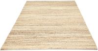 Morgenland Wollteppich Gabbeh Teppich handgeknüpft beige, rechteckig, 18 mm Höhe, handgeknüpft