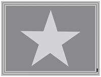 Myspotti Vinylteppich Buddy Stella Grey, rechteckig, 0,03 mm Höhe, statisch haftend