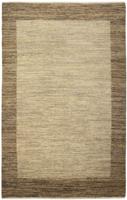 Morgenland Wollteppich Gabbeh Teppich handgeknüpft braun, rechteckig, 18 mm Höhe, handgeknüpft