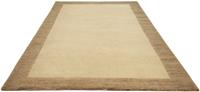 Morgenland Wollteppich Gabbeh Teppich handgeknüpft beige, rechteckig, 18 mm Höhe, handgeknüpft