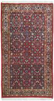 Morgenland Wollteppich Bidjar Teppich handgeknüpft rot, rechteckig, 10 mm Höhe