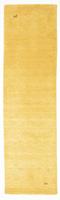 Morgenland Wollteppich Gabbeh Teppich handgewebt gold, rechteckig, 8 mm Höhe, Kurzflor