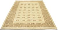 Morgenland Wollteppich Gabbeh Teppich handgeknüpft beige, rechteckig, 18 mm Höhe, handgeknüpft