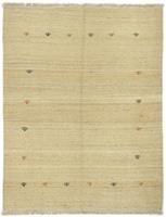 morgenland Wollteppich "Gabbeh Teppich handgeknüpft beige", rechteckig, handgeknüpft