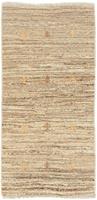Morgenland Wollteppich Gabbeh Teppich handgeknüpft natur, rechteckig, 18 mm Höhe, handgeknüpft