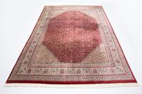 Morgenland Wollteppich Bidjar Teppich handgeknüpft rot, rechteckig, 10 mm Höhe