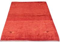 Morgenland Wollteppich Gabbeh Teppich handgeknüpft orange, rechteckig, 15 mm Höhe, handgeknüpft