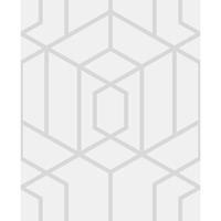 Boutique Vliestapete - Disco Vogue Silber - 10m x 52cm - 