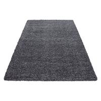 Giancasa Hochflor Teppich Langflor Shaggy Mala-380 grau Gr. 120 x 120