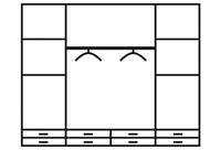 rauch Kledingkast kast garderobe plafondhoge kast BREMEN