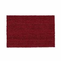 WohnDirect langlebige Kokosmatte mit Naturfasern KEIRA schnittfest rot Gr. 40 x 60