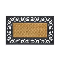 HTI-Living Fußmatte Kokos/Gummi 45x75 cm Gazelle Natural braun-kombi Gr. 45 x 45