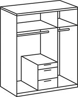 Wimex Kleiderschrank "New York", wahlweise 208 oder 236cm hoch