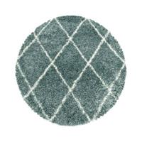 Giancasa Hochflor Teppich Langflor Shaggy Desna blau Gr. 120 x 120