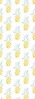 Queence Vinyltapete »Golden Ananas«, 90 x 250 cm, selbstklebend