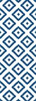 Queence Vinyltapete »Olm - blau«, 90 x 250 cm, selbstklebend
