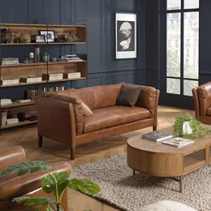 Macabane | Zitbank Milano vintage leer