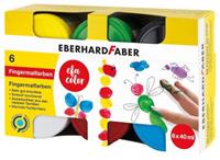 Eberhard Faber vingerverf Efa Color junior 40 ml 6 stuks