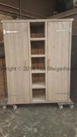 Het Steigerhouthuis Steigerhouten Slaapkamerkast / Kledingkast Extra - 150 x 47 x 180 cm