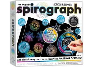 Spirograph tekendesigner Scratch And Shimmer junior 27 delig