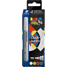 Staedtler Lumocolor krijtmarker, set van 4